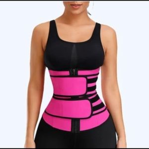 Double Strap Waist Trainer With Zipper